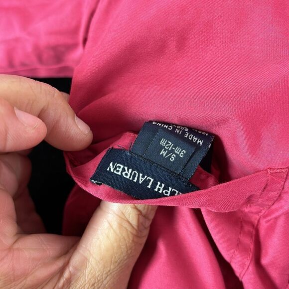 Baby Girl RALPH LAUREN REVERSIBLE COAT - Picture 4 of 4